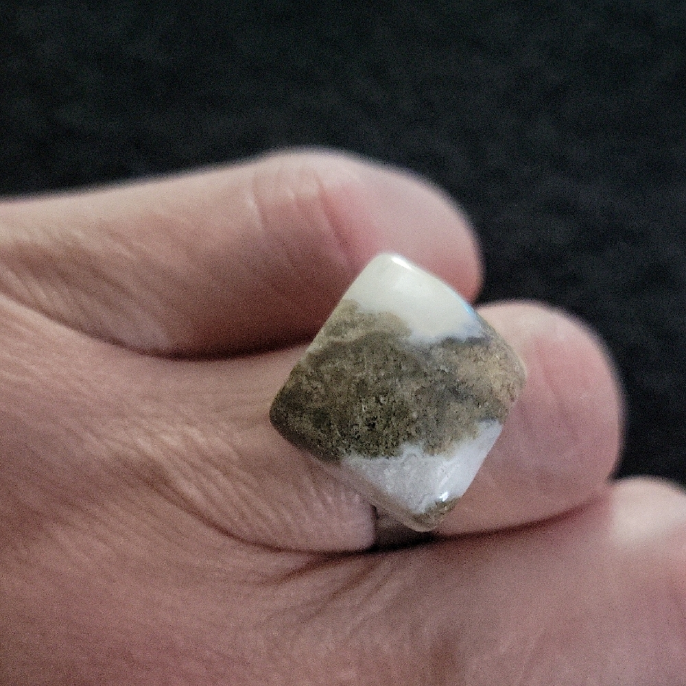 Dendrite Agate Adjustable Ring - image 1